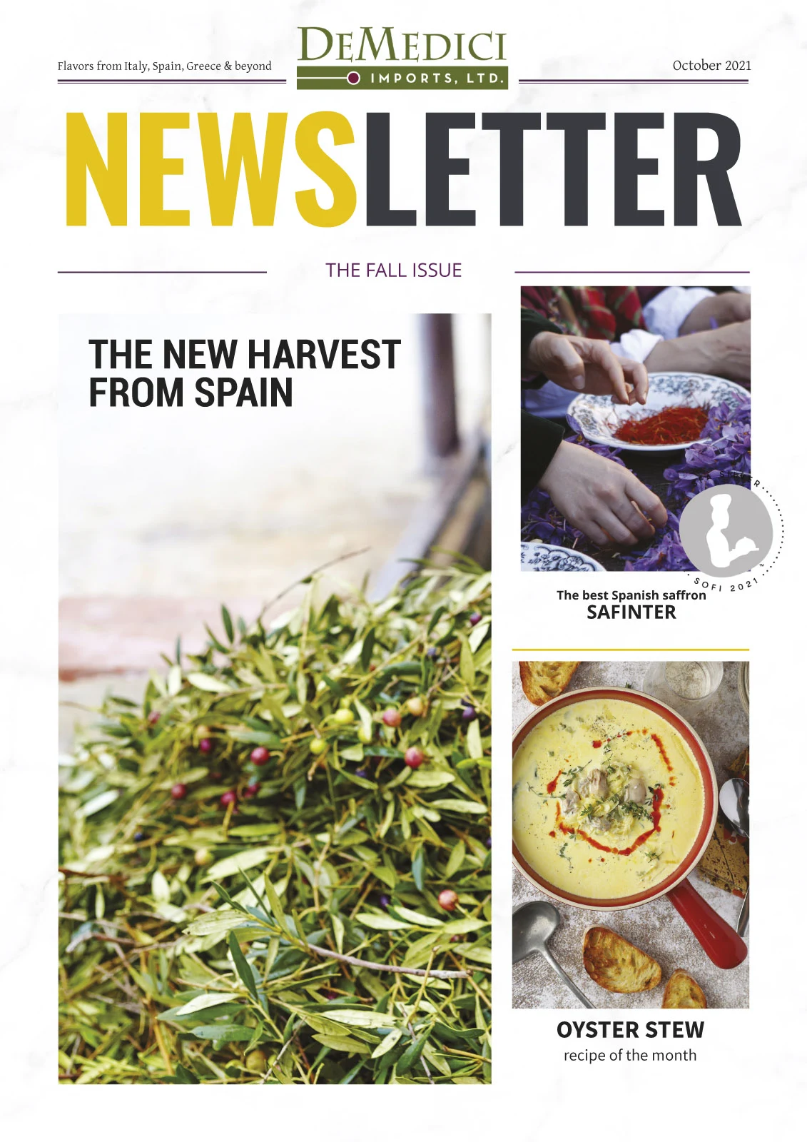 The new harvest from Spain